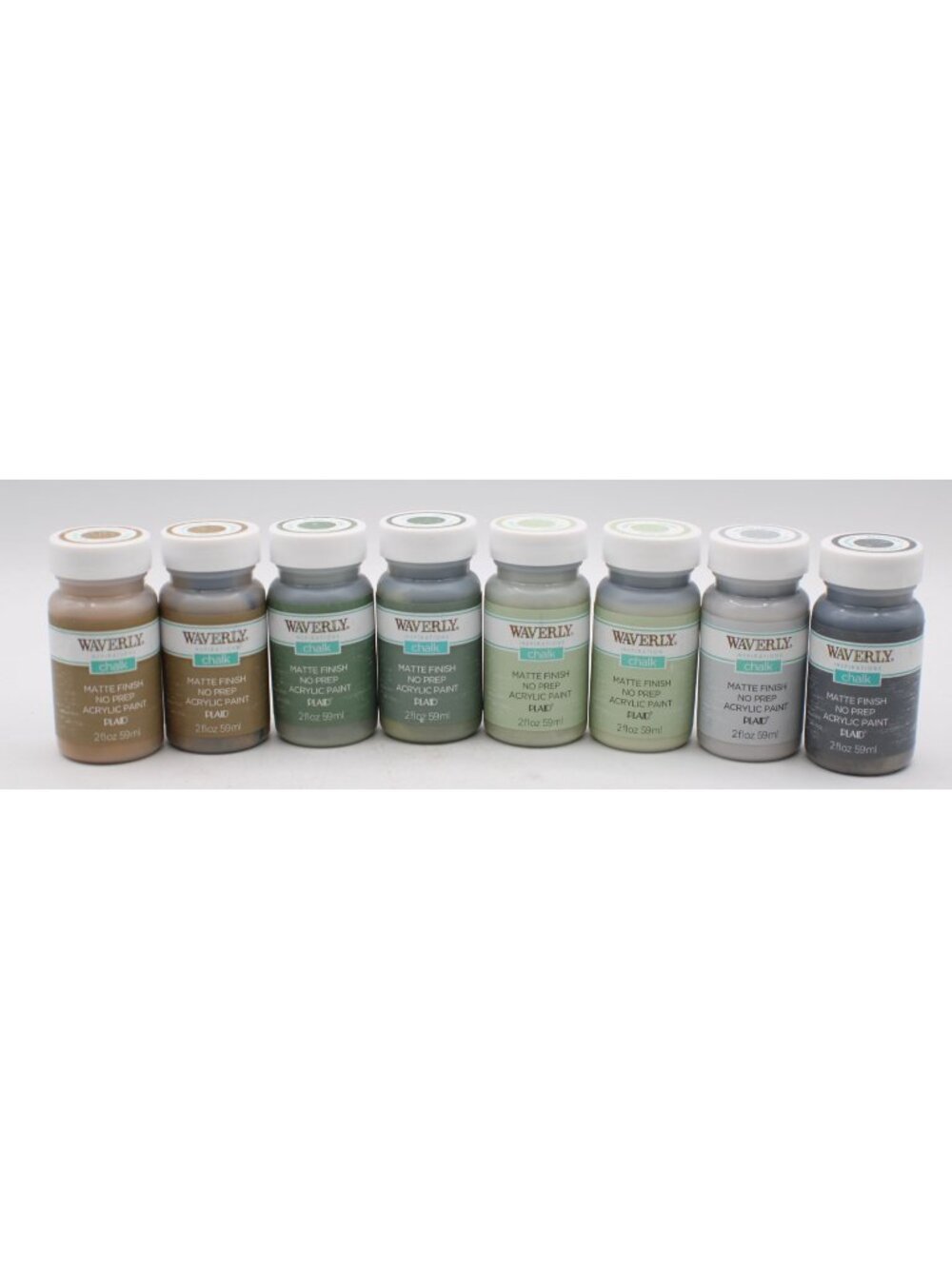 Waverly Chalk Color Paint Acrylic Hobby Miniature Craft Supplies 5 Colors 2floz